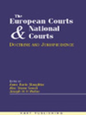 cover image of The European Court & National Courts